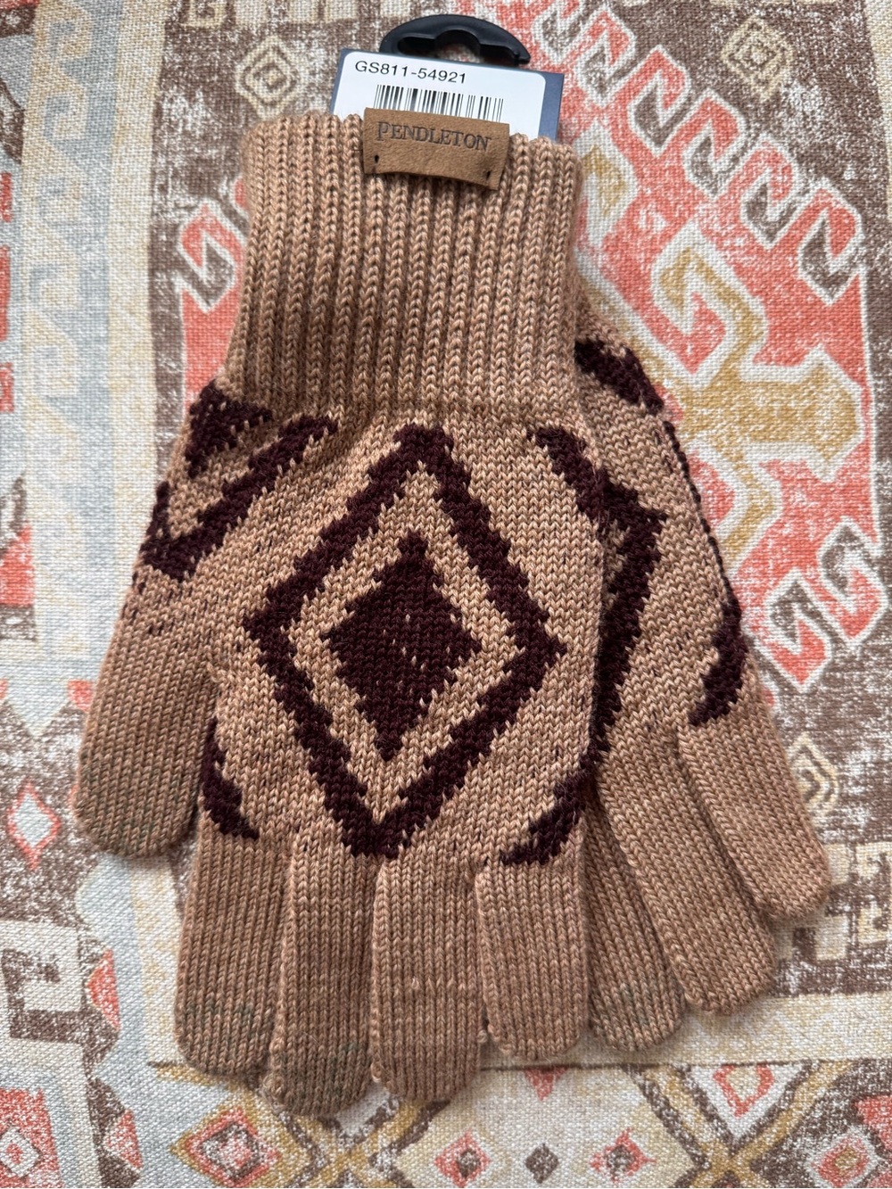 Pendleton Merino Wool Texting Gloves NWT - Picture 2 of 4